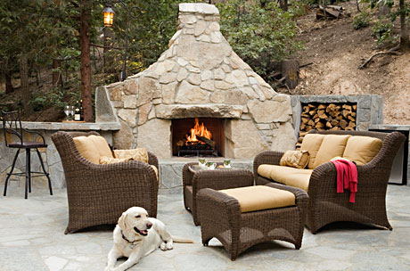 lake view patio